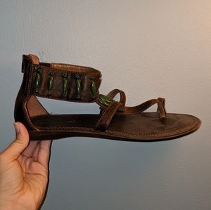 American Eagle Leather Sandals